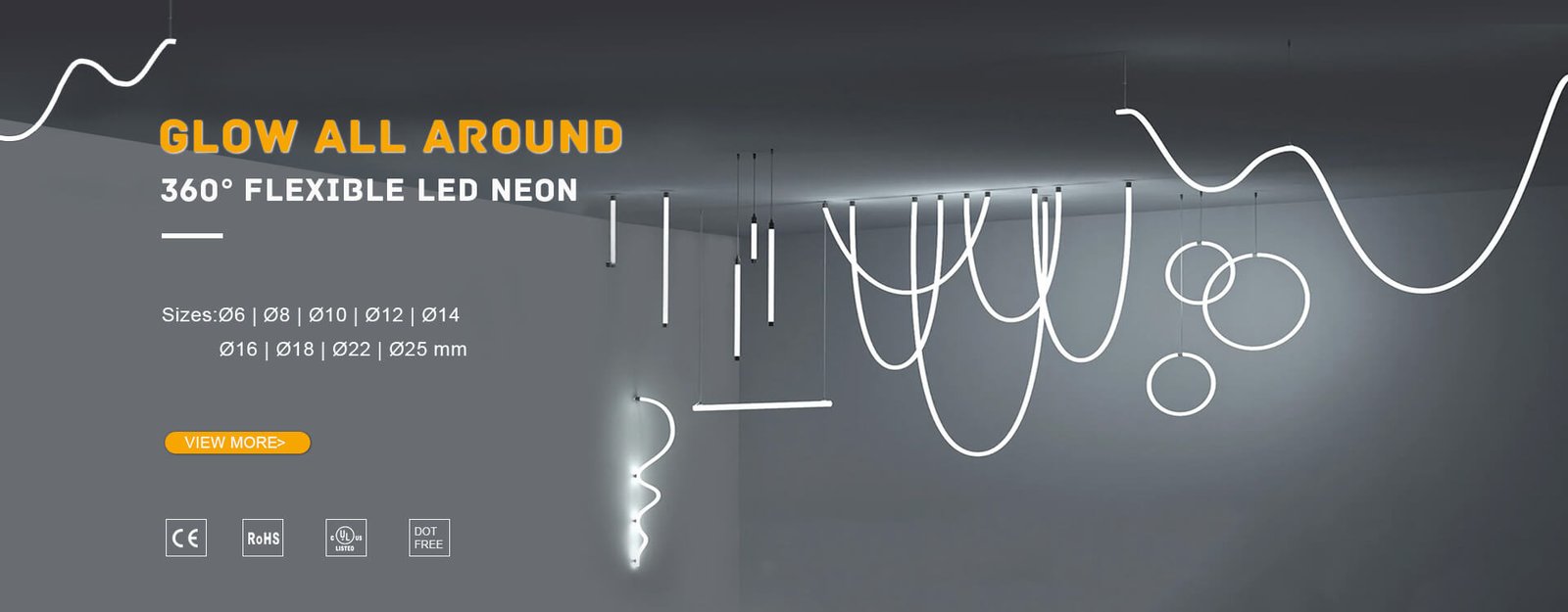 360° all-round LED light strip