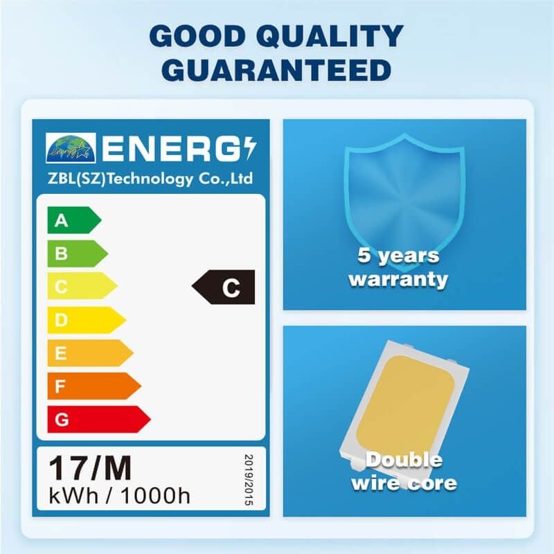 SMD2835 LED Strip 120LEDs/m DC24V CRI97 1900K-6000K  - 4