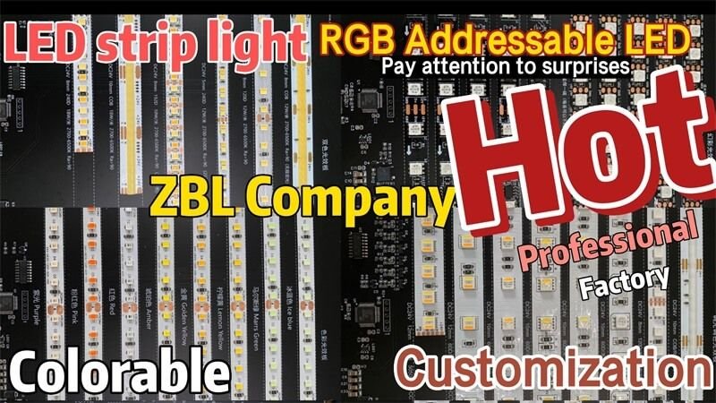 LED strip light sample book 