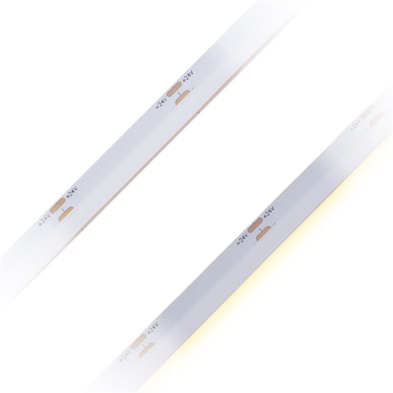 Side Emitting White COB LED Strips 480LEDs/M DC24V 3000K-6000K CRI90+