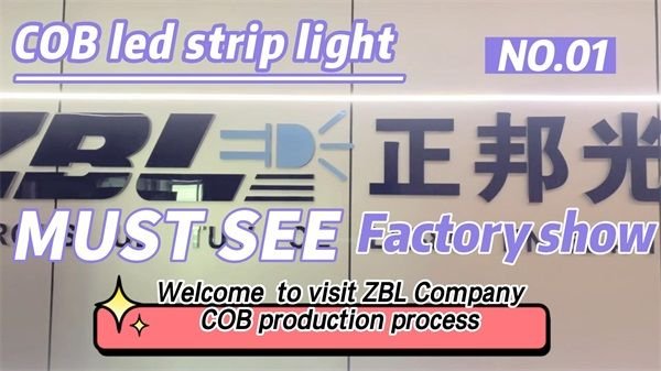 COB LED Strip Factory | Manufacturing Process & Production Equipment | Professional COB Strip Manufacturer