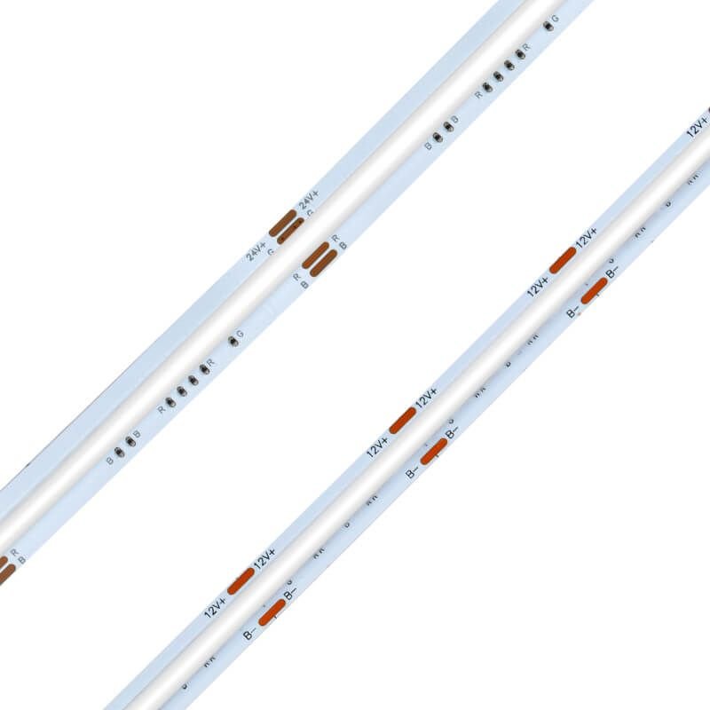 COB RGB LED Strip 576 LEDs/M DC12V | High-Density Linear LED for Professional Lighting Projects