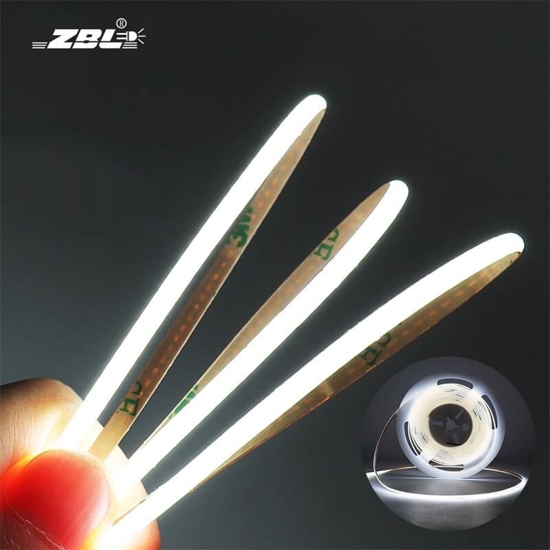 4mm COB LED Strip IP20 480LEDs/M CRI90+ 5W/m