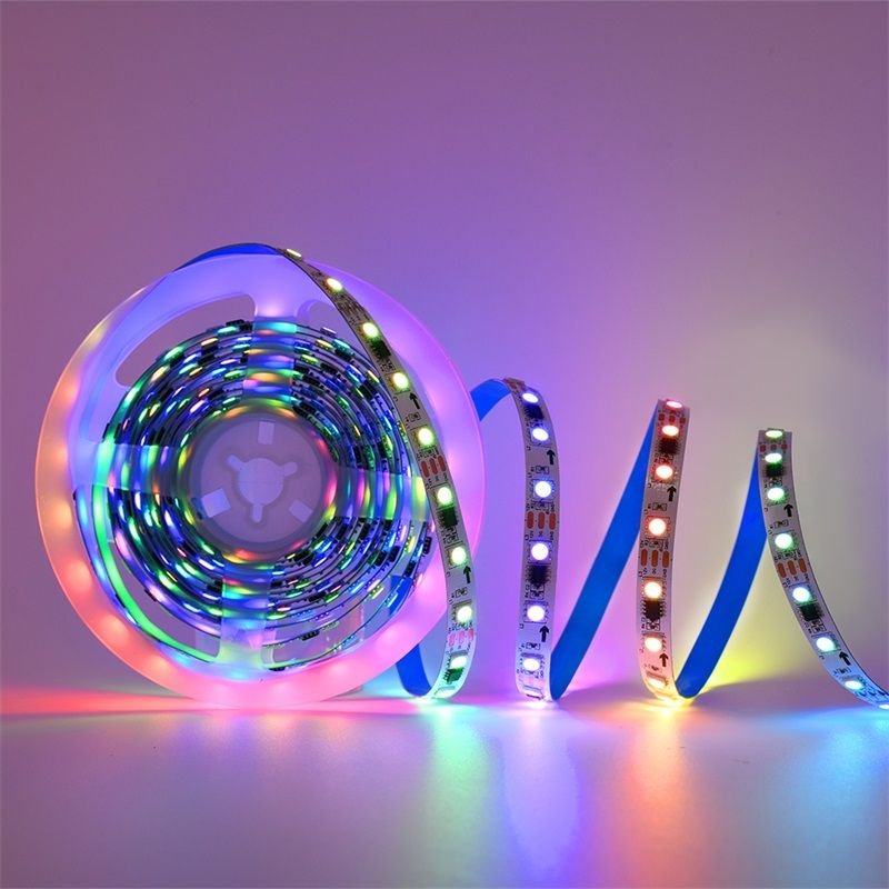 WS2812 Addressable RGB LED Strip DC5V/DC12V | Dream Color Lighting