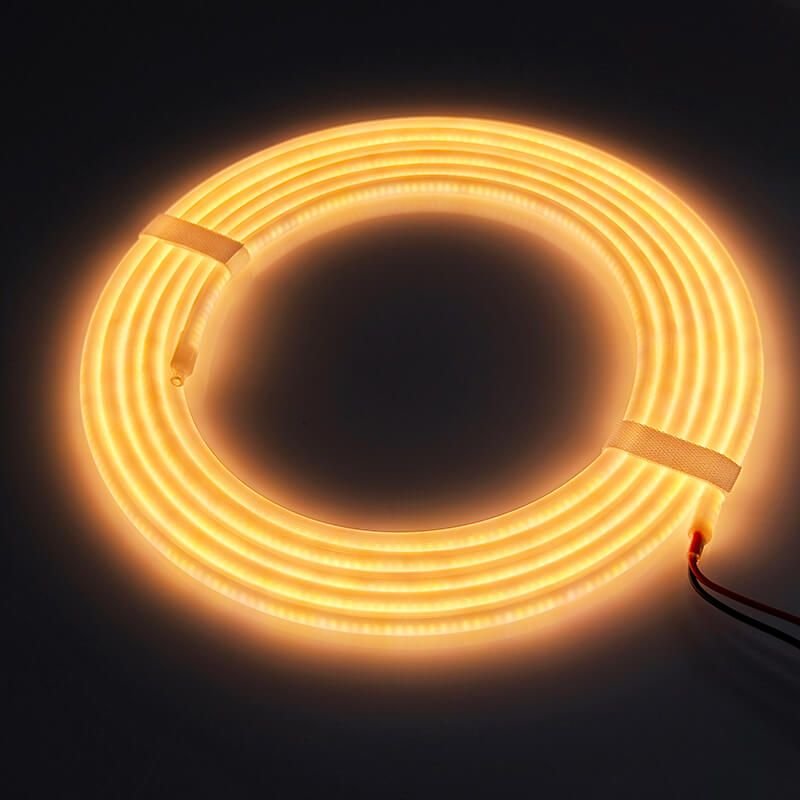 6mm Mini 360° Single-Color Silicone LED Strip – Ultra-Slim, Flexible & Waterproof