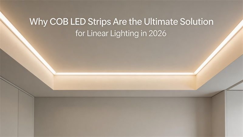 Why COB LED Strips Are the Ultimate Solution for Linear Lighting in 2026