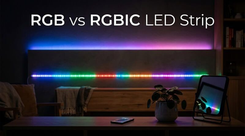 RGB vs RGBIC LED Strip