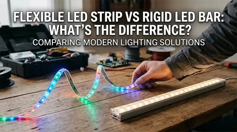 Flexible LED Strip vs Rigid LED Bar