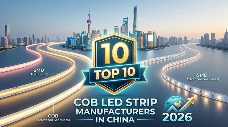 Top 10 COB LED Strip Manufacturers (2026)