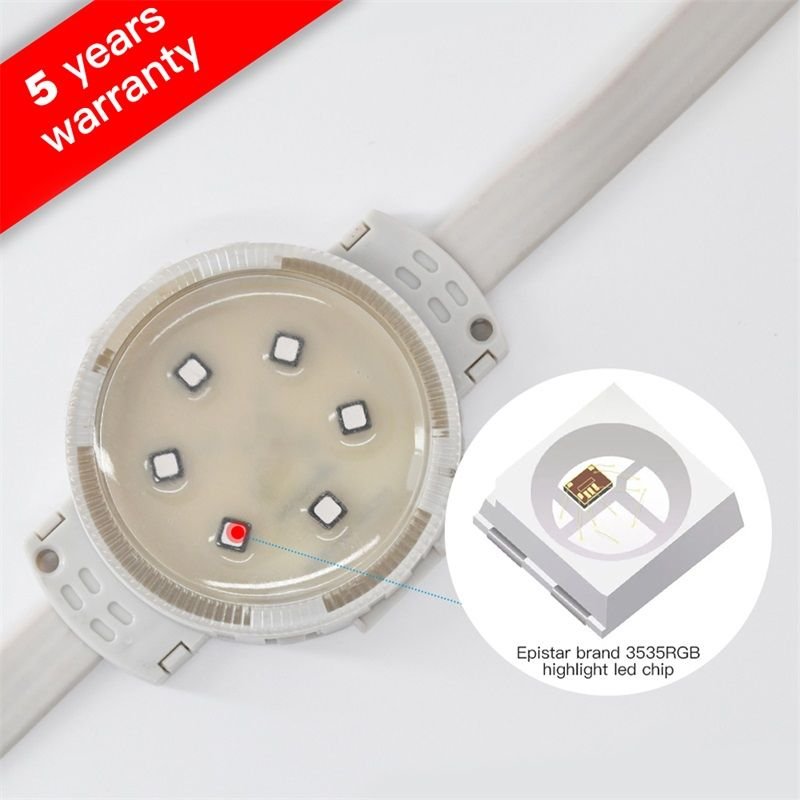 Point light source 40RGB 6PCS Christmas Decoration