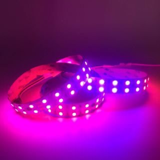 Dual-Row UCS2903 RGB Pixel LED Strip | High-Brightness 12V/24V Addressable LED Tape - 4