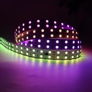 Dual-Row UCS2903 RGB Pixel LED Strip | High-Brightness 12V/24V Addressable LED Tape - 6