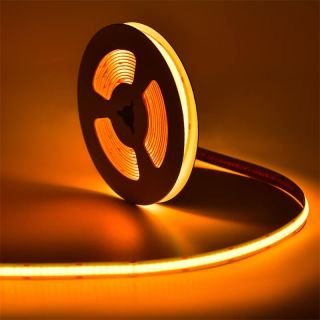 COB RGB LED Strip 1056LEDs/M  DC24V 12mm Decorative Remote Control - 4