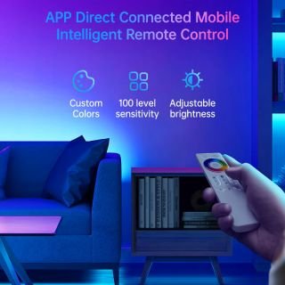 RGBCW COB LED Strip 840LEDs/M 5-in-1 12mm DC24V - 5