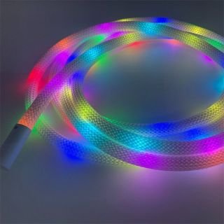 360 Degree Round Reticulate Pattern Neon LED Strip 120LEDs/m Smart RGB+IC IP67 - 5
