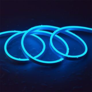 Waterproof 6x12mm Single Color LED Neon Rope Light 12V | IP67 Flexible PVC Silicone Tube - 5