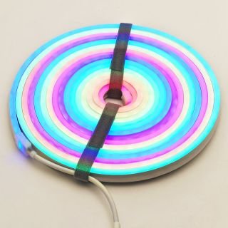 6x12mm RGB+IC LED Neon Strip Light | IP67 Waterproof Silicone PVC Flexible Dream Color Lighting for Indoor Outdoor - 3