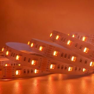 RGBCW 5-in-1 LED Strip Light – Dual White & RGB Color Changing Ambient Lighting - 6