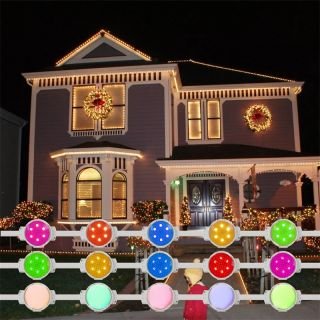 Point light source 40RGB 6PCS Christmas Decoration - 6