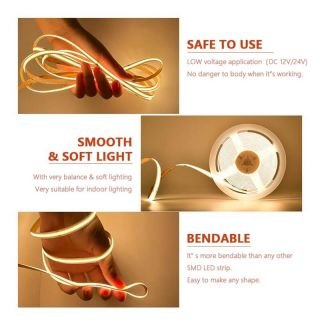 COB 240LEDs/M Single Color Strip Light DC24V - 4