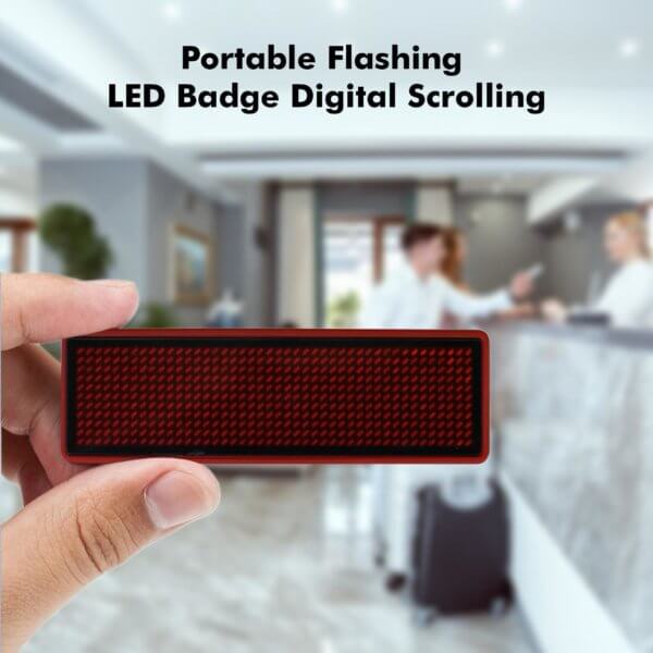 Portable Flashing LED With Digital Scrolling - Image 2